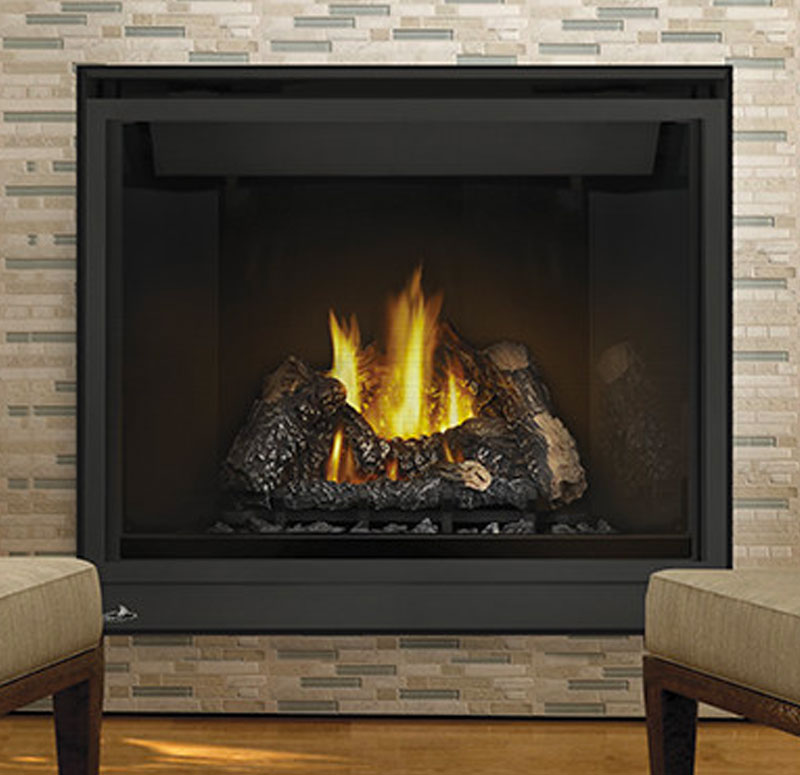 built-in Continental Fireplace 