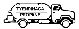 Tyendinaga Propane truck icon logo - embossed